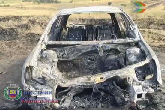 В Зуевке, на пожаре сгорел автомобиль