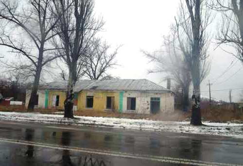 Донбасс - разрушенные мирные строения