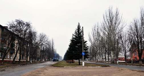 Бульвар Полупанова в Харцызске