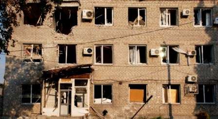 Разрушенный украинскими войсками Иловайск