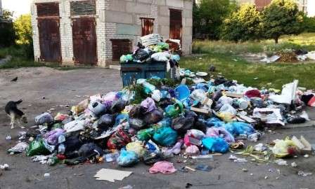 Проблема с мусором в Харцызске