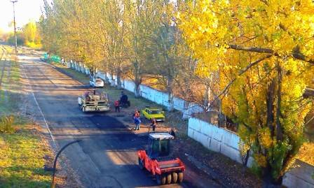 Ремонт дорог в Харцызске
