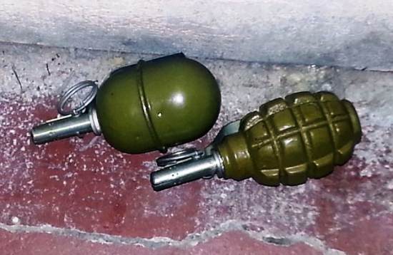 У жителя Харцызска изъяли 2 гранаты