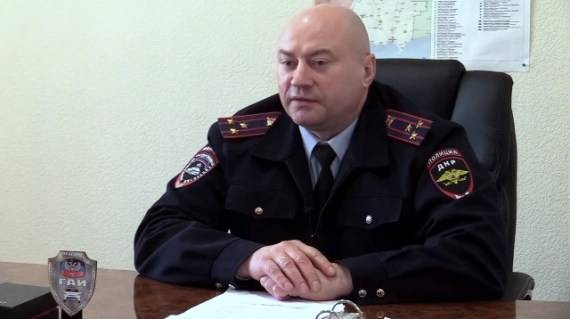 Сергей Паршиков, заместитель начальника УГАИ МВД ДНР