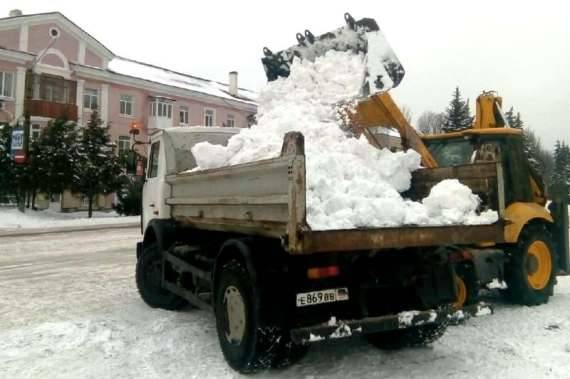 Уборка снега в Харцызске