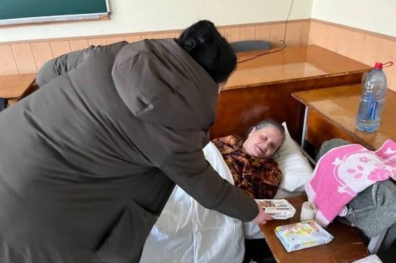 Помощь беженцам в Харцызске