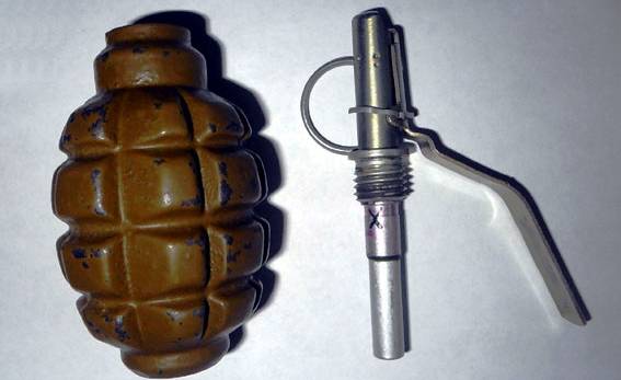 В Харцызске изъяли гранату