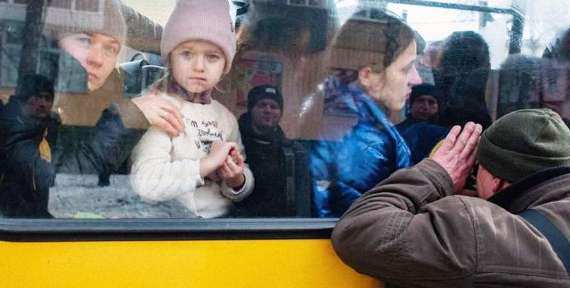 Насильная эвакуация детей на Украине