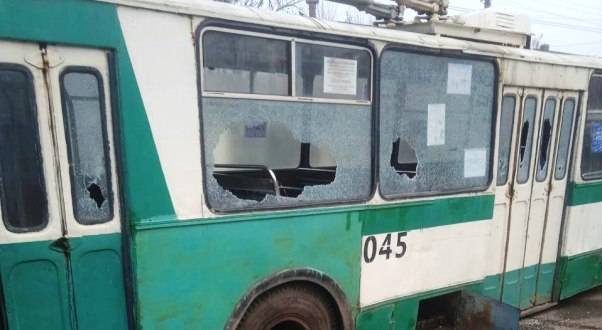В Харцызске разбили троллейбусы