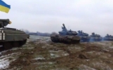 В сторону Донбасса движется военная техника.