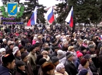 Митинг в Харцызске 4 марта.