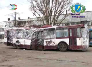 Последствия ДТП в Харцызске 30 марта
