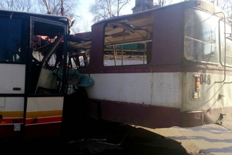 Авария в Харцызске 30 марта