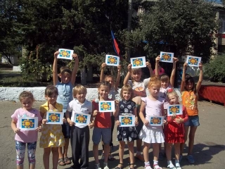 Детский праздник в Троицко-Харцызске.