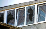 Последствия обстрела больницы в Донецке