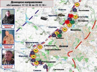 Военная обстановка вокруг Донецка