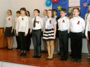 Конкурс военно - патриотической песни в Харцызске