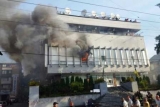 Киев поджог телеканала Интер