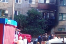 Пожар в Харцызске