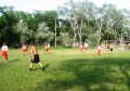 Харцызские пловцы играют в футбол